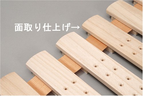 Amazon.co.jp: 桐 和風すのこベッド ロール式 ビオ ダブル ZHB-140