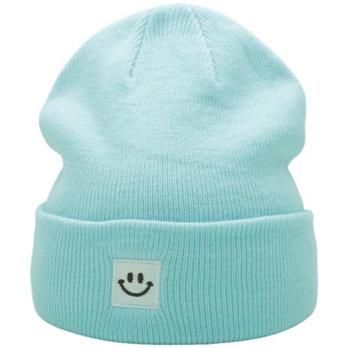 Image of 55cube Unisex Winter Beanie Hats Warm Thick Knit Cuffed Skullcaps