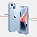 JETech Case for iPhone 14 6.1-Inch with Built-in Tempered Glass Screen Protector, Camera Full Cover All-Around Protection, Shockproof Bumper Phone Cover Clear Back, HD Film (Light Blue) JETech Case for iPhone 14 6.1-Inch with Built-in Tempered Glass Screen Protector, Camera Full Cover All-Around Protection, Shockproof Bumper Phone Cover Clear Back, HD Film (Light Blue)