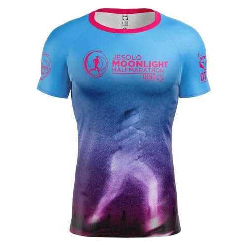 T-shirt Otso Jesolo Moonlight Blue Short Sleeve finition premium textile sport respirant