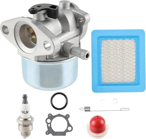Carburetor Replacement 698444 for 497314 497347 498170 498254 498966 694882 798170 799868 Fits Most 122000 Series Engines for Craftsman for Toro Lawn Mowers with Air Filter
