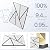 12 pack Acoustic Panels With Self-Adhesive, 12"X 12"X 0.4"Sound Proof Foam Panels, Sound Panels High Density, Soundproof Wall Panels for Home Studio Office- BlackBase + WhiteFace V2