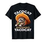 Tacocat Spelled Backward is Tacocat Mexican Food Cat Lover T-Shirt
