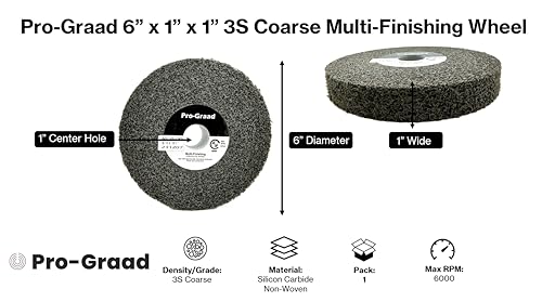 Image of Multi-Finishing Wheel 6 inch x 1 inch x 1 inch, 3S Coarse, 93021