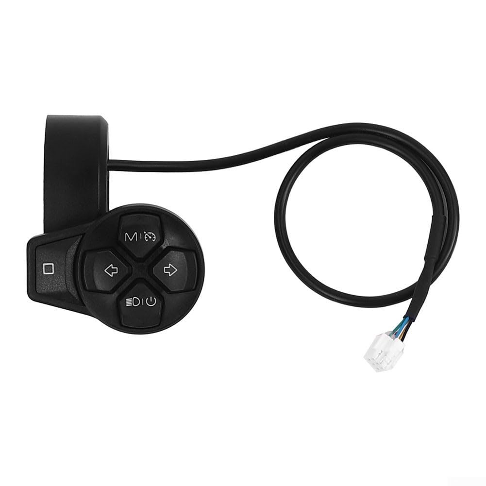 Rotary Knob Switch for Ninebot F3/F3 Pro Electric Scooter | Turn Signal Meter Display Control Button | ABS Plastic Replacement Part with Comfortable Grip,