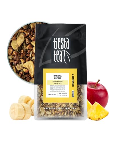 Image of Tiesta Tea Banana Cream, Sweet Banana Loose Leaf Tea, 1 lb Bulk Pouch