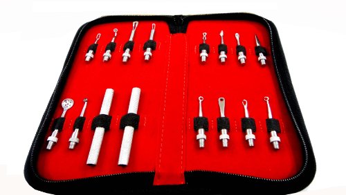 ZZZRT Professional Blackhead Remover/Cleaner & Comedone Extractor Skin Care Deluxe 14 Piece Kit + Free Beautiful packing