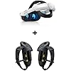 AMVR Upgraded Controller Grips Cover & Head Strap Compatible with Meta/Oculus Quest 3 Accessories