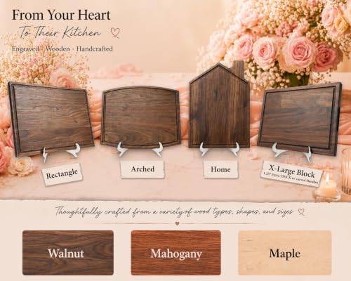 Tabla de Cortar Personalizada, Madera, 30x30 cm miniatura 4