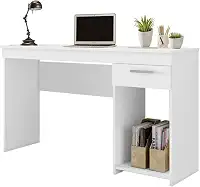 Escrivaninha Office Mesa Escritorio Estudo Nicho Com Gaveta