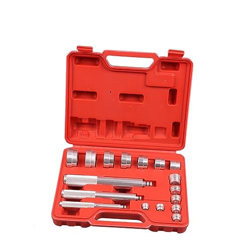 ARTIBETTER 17pcs Set Wheel Bearing Removal Tool Kit Aluminum Alloy Slide Hammer Puller Set for Auto Repair