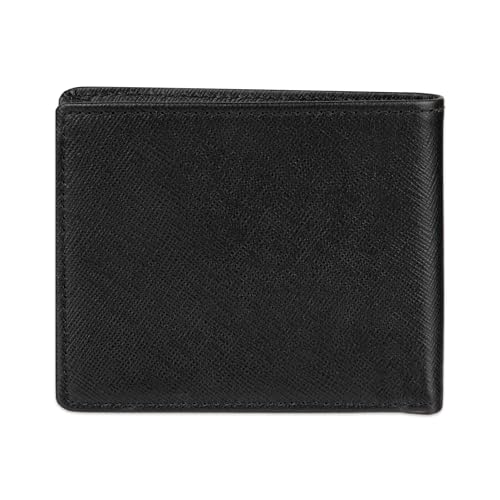 Calvin Klein Men's Extra Capacity Saffiano Slimfold Wallet, Black, One Size3