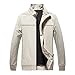 Giacca impermeabile da Uomo Casual Cappotto da baseball Autunno Invernale Caldo Taglie Forti Trench Uomo Sportiva Pullover Camicetta a Maniche Lunghe Giubbotto Cardigan