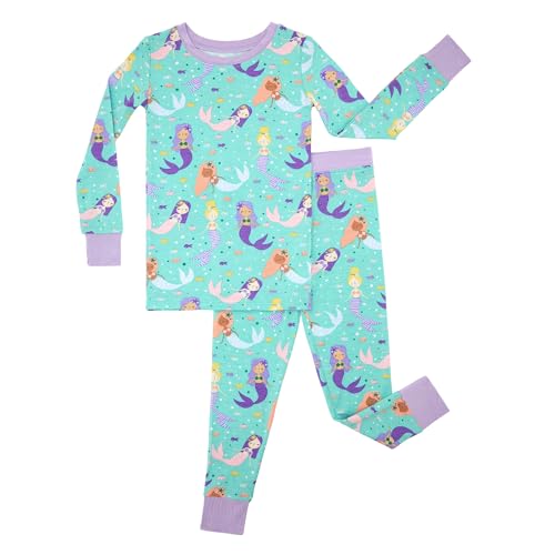 Image of Little Sleepies Two-Piece Pajama Set for Boys & Girls, Soft Viscose from Bamboo Toddler Pajamas for Kids, Family Matching PJs