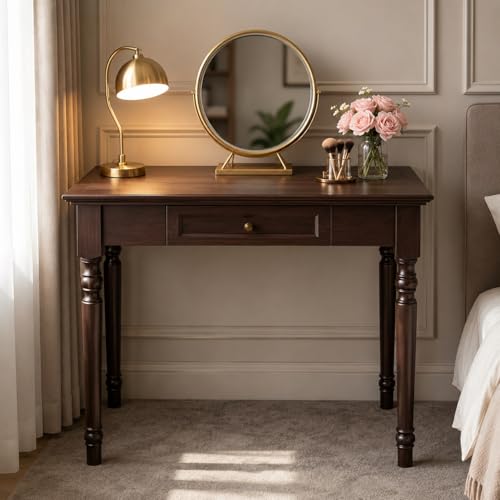 L shaped solid wood executive desk