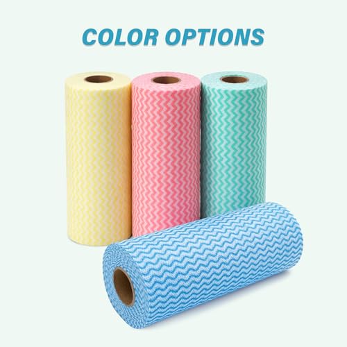Image of BENKO Non Woven Washable & Reusable Kitchen Towel Roll | Ultra Absorbent, Quick Dry & Odour Resistant Kitchen Cloth | Multipurpose Kitchen Use | 80 Pulls per Roll, 400 Sheets Pack of 5