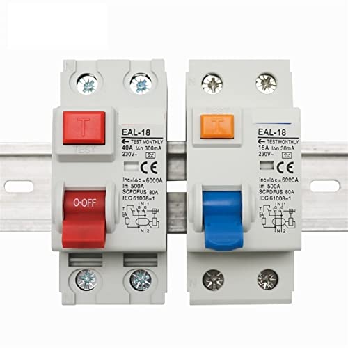 Disjoncteur de courant alternatif fuite 2P Type A 30mA interrupteur différentiel 25A