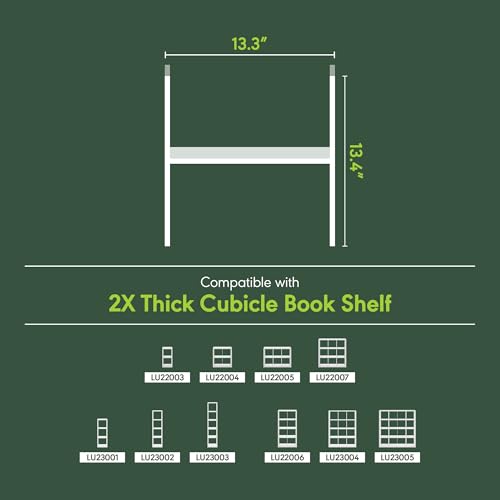 Image of Furinno Cubicle H-Shelf Cube Insert, 2-Tier Cube Organizer, Black Oak | Shelf Dividers, Fits into Furinno Extra Thick Cubes, for Organizers and Storage (Does not fit IKEA Kallax Shelving)