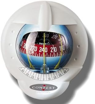 Plastimo Contest 101 Bulkhead Compass White and Red