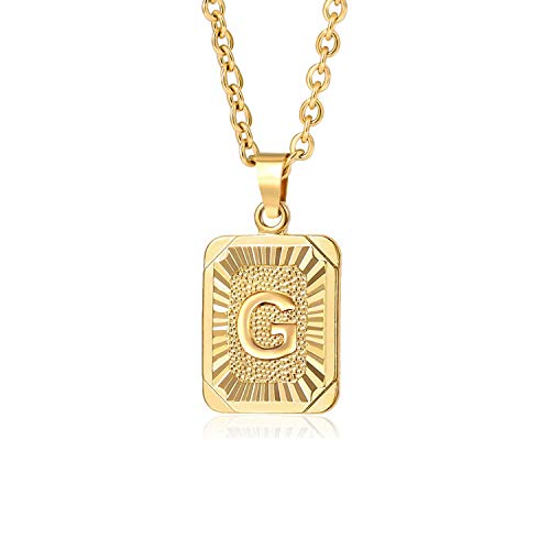 Glimmerst - Collar con colgante de inicial Cover