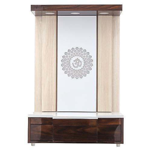 Puja Chowki et Mandir pour la maison compact pour manque d'espace