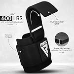 RDX Weight Lifting Hooks for Deadlifting (Pair) - 600Lbs Capacity - 8MM Neoprene Wrist Support Wraps - Grip Enhancer for Pull Ups Lat Pulldowns Rows - Adjustable Gym Workout Power Straps for Men Women - Image 2