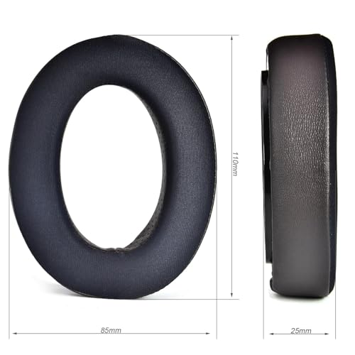 Cooling Gel Earpads para Sennheiser HD600, HD650, HD660 S, HD580, HD565, HD545, HD535 - Almohadillas de repuesto con cuero de proteína y espuma de memoria que cancela el ruido - Negro miniatura 7