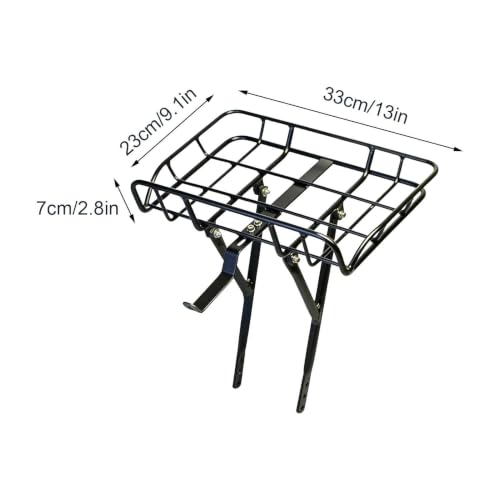 Portaequipajes frontal para bicicleta para solucionar el transporte seguro de maletas y bolsos 5