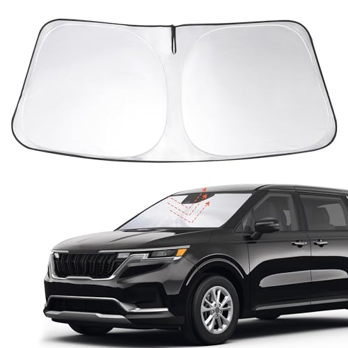 Image of Windshield Sun Shade Sunshade for 2022-2025 2026 Kia Carnival