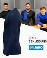 JAKO Unisex Longsleeve-Shirt Function, Marine, M – Ansicht 3