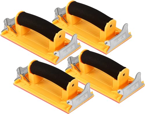 Logianami ハンドサンダー クリップ式 ヤスリホルダー サンドペーパー 紙やすり エアサンダー 86×180mm (4個セット)