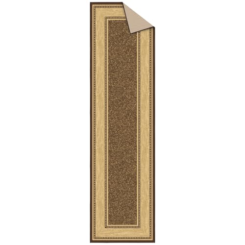 Tapete corredor Ottomanson 2'7" x 9'10" marrón oscuro miniatura 7
