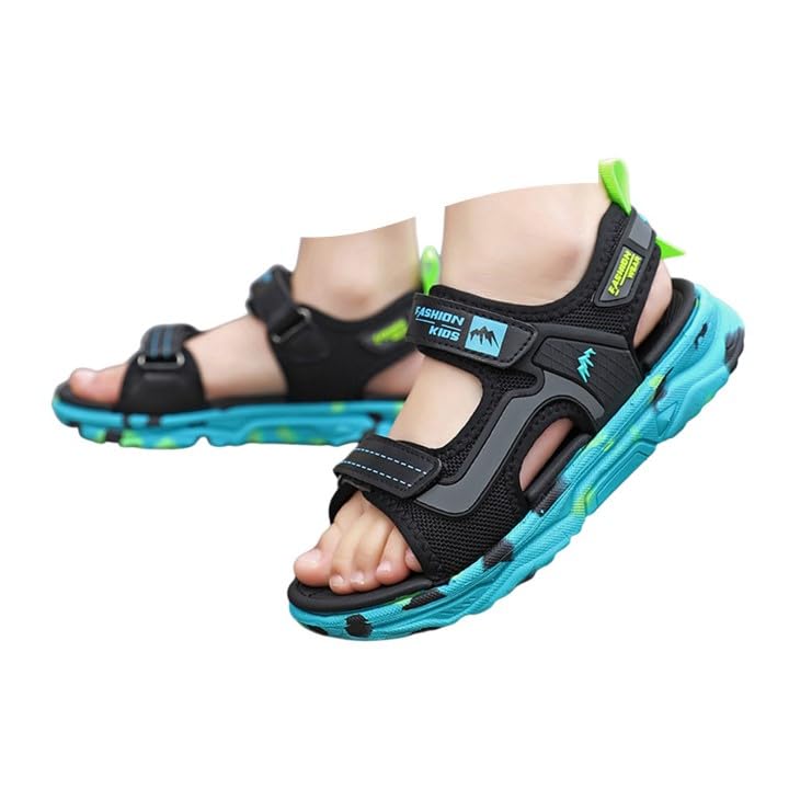 Kinder Sandalen Jungen 24-38 Trekking Kindersandalen Breite...