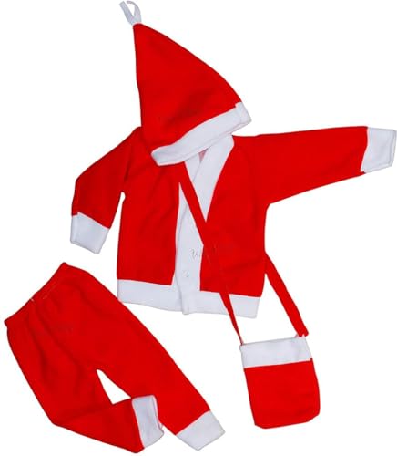 Image of PK HUB Christmas Costume Santa Claus Dress For New Born Baby Girl & Baby Boy Kids Costume Wear