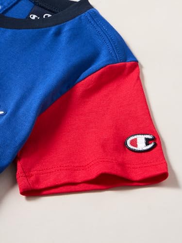 Champion Legacy Retro Sport TD - Colorblock Crewneck T-shirt & Shorts Anzug,