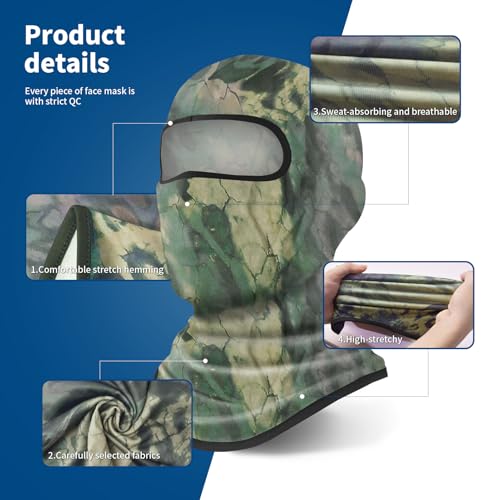 Image of YESLIFE Balaclava Ski Mask for Men and Women, Winter Face Mask, Shiesty for Skiing, Snowboarding & Motorcycle