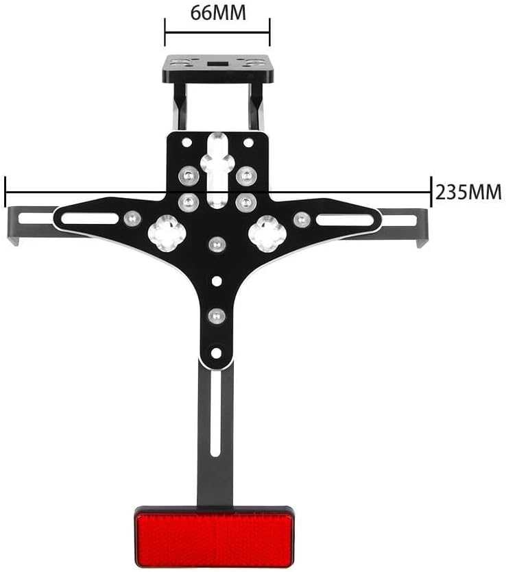 FGBQKP(小さな店) Motorcycle License Number 割引 Plate Holder