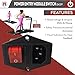 Hydra Fitness Exchange 10A 250V Power Entry On Off Switch Inlet Power Plug Socket Male Power 3 Pins Inlet Power Socket with Fuse Rocker Switch Module Plug for Treadmill Works with Superfit 2-in-1