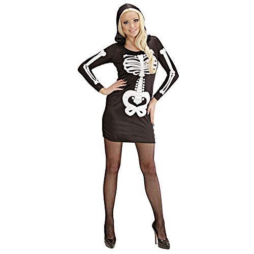 Ladies Glam Skeleton Girl Costume Large UK 14-16 for Halloween Fancy Dress, Multi-coloured, 42 - Image 3