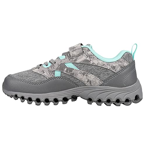 K-Swiss Girls Tubes Trail 200 Velcro Shoe Running, Steel Gray/Alloy/Blue Tint, 11.5 Little Kid #TOP30