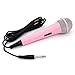 ZRAMO Pink Color Microphone for Kids Karaoke Dynamic Microphone for Kids Sing Machine-Works with The Costco Frozen Machine