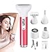 Yoyika 5 en 1 Depiladora Eléctrica Afeitadora Eléctrica para Mujer, Portátil Recortadora Femenina con Tecnología Húmeda/Seca, USB Cable, para Cara, Cejas, Nariz, Axilas, Piernas, Vello Facial, Bikini