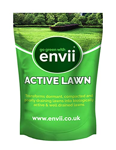 envii Active Lawn - Regenerador de Césped Ayuda a Descomponer el Barro y Reduce el Musgo - Tratamiento para 40m2 Cover