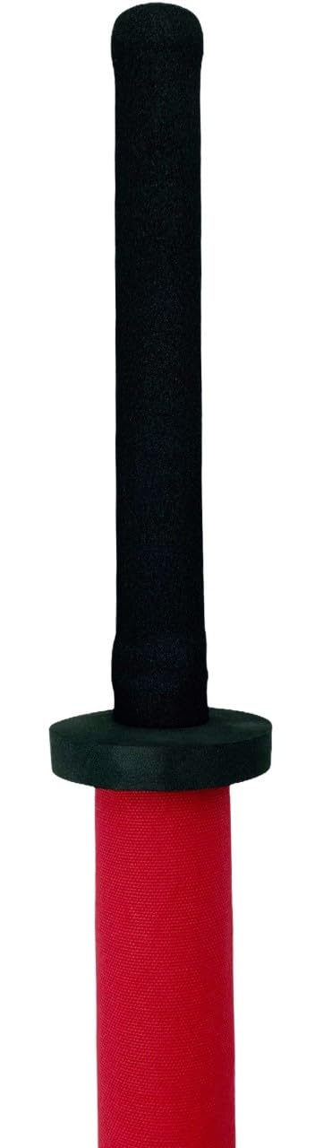 Chanbara Trainingsschwert 95 cm - Choken rot - Schaumstoff Übungsschwert gepolstert