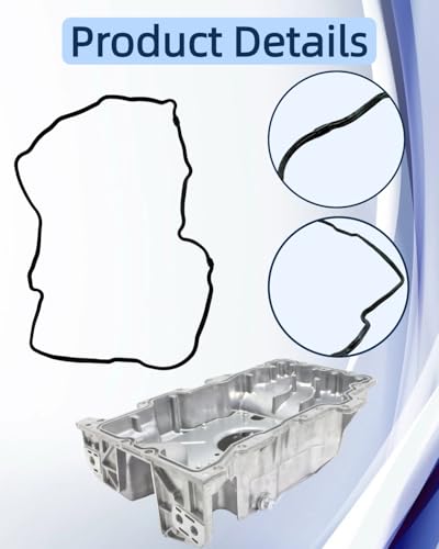 Image of OS30729R Engine Oil Pan Gasket Fit for Ford Escape 3.0 2003-2012 6 Cyl Escape /Fusion /Taurus /Mazda 6 /Mercury Mariner /Lincoln Zephyr Replace OS 30729 R