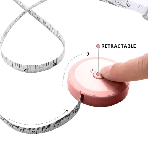 Cinta métrica flexible portátil 1.5m doble cara miniatura 5