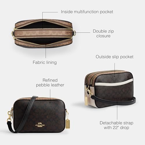 Coach JES Crossbody, IM/Tan/Brown Multi3