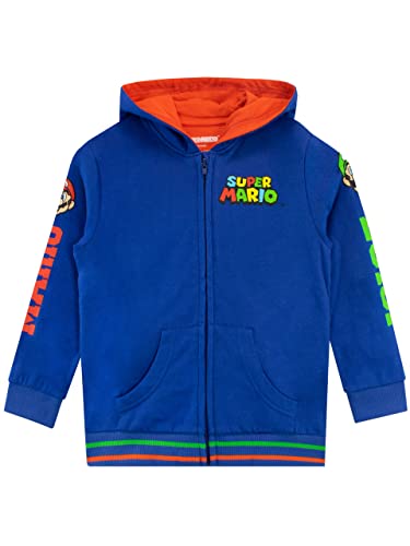 SUPER MARIO Sudadera Niño | Hoodie Luigi | Sudaderas con