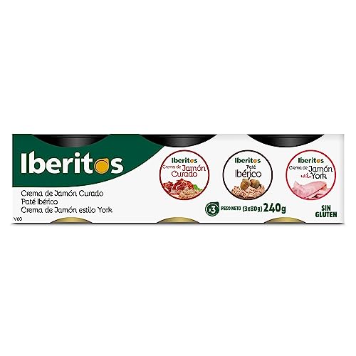 Iberitos Surtido de Patés, 3 x 80g