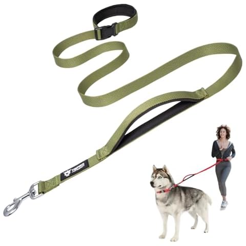 TSPRO Adjustable Hands-Free Dog Leash for Medium to Large Dogs Cover
